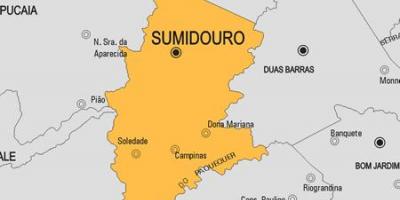 Mapa ng Sumidouro munisipalidad